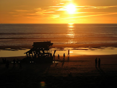 Peter Iredale Sunset