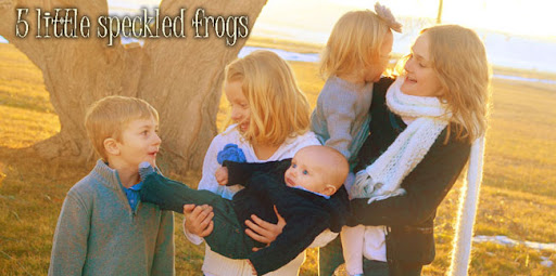5 little speckled frogs