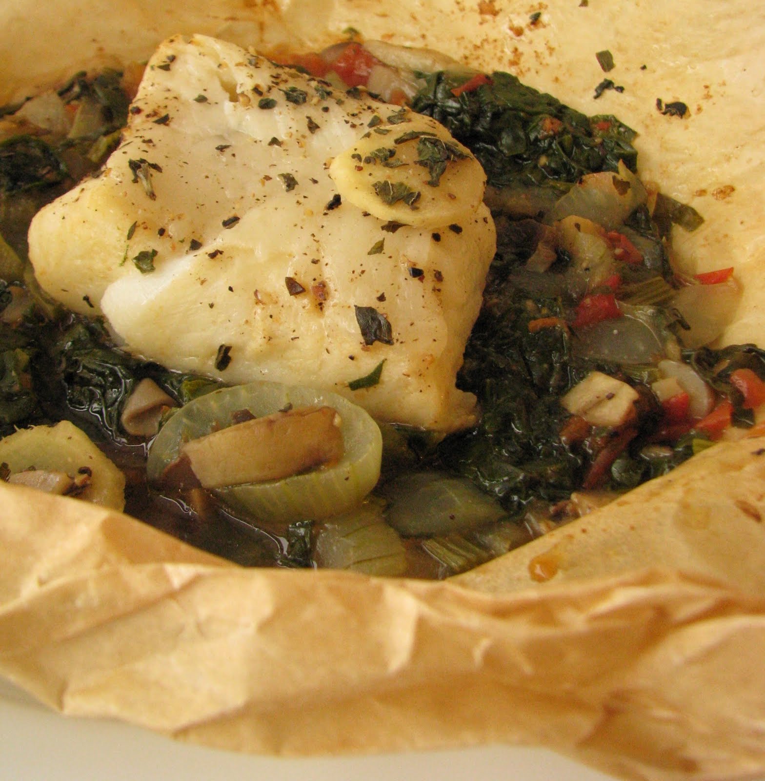 Naked Cooking Ovenbaked Sea Bass in a Pouch
