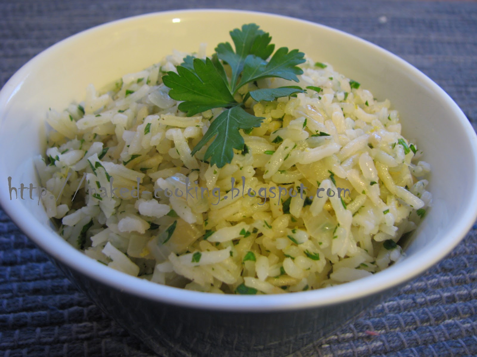 Naked Cooking Lemon Parsley Rice Pilaf