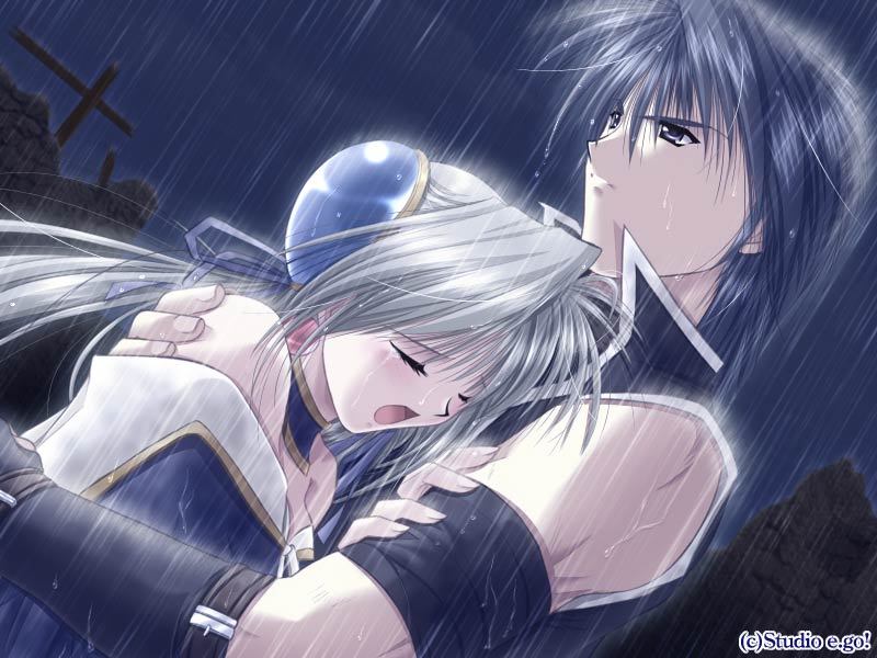 anime couples crying picture