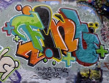 DESIGN GRAFFITI ALPHABET LETTER BUBBLE