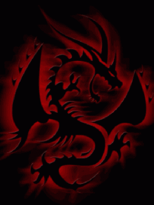 black and red designs