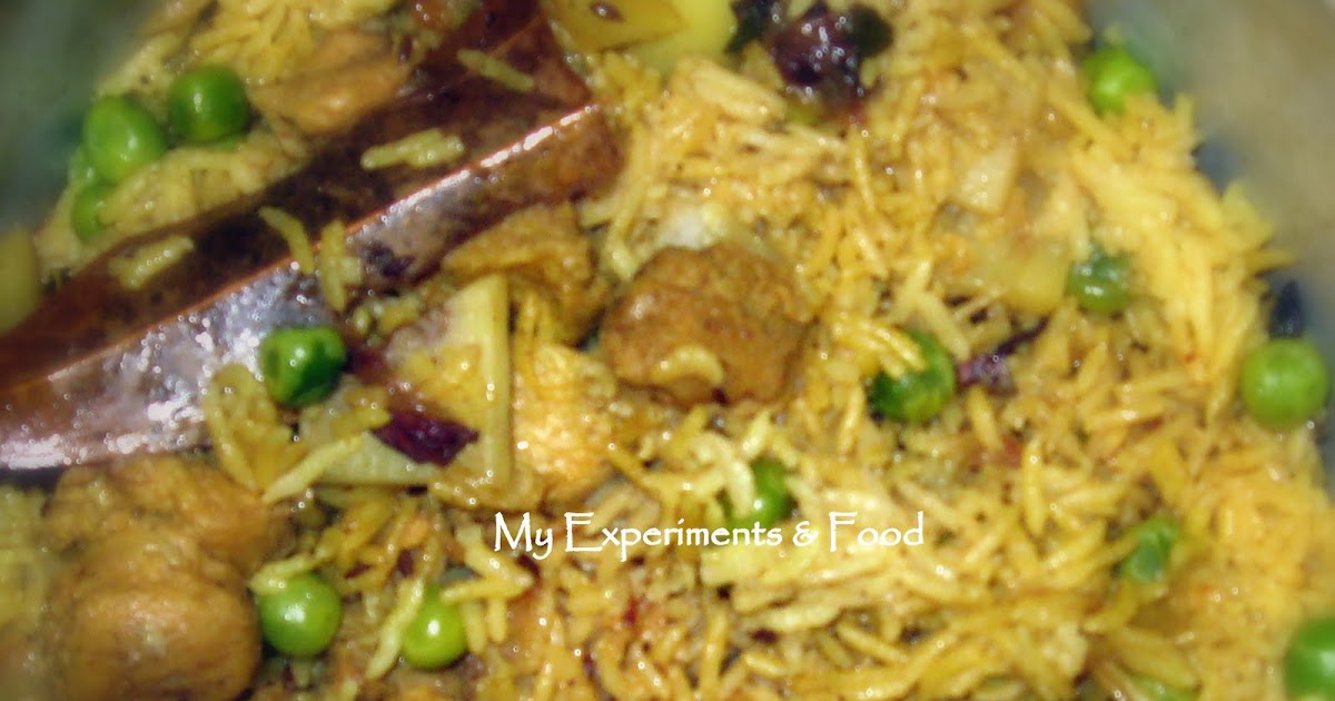 My Experiments & Food Vegetable Biryani Pulao