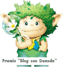 Me concedio el  PREMIO Duende...mi amiga MARI del Blog EL RINCON DE MARI, GRACIAS MARI...