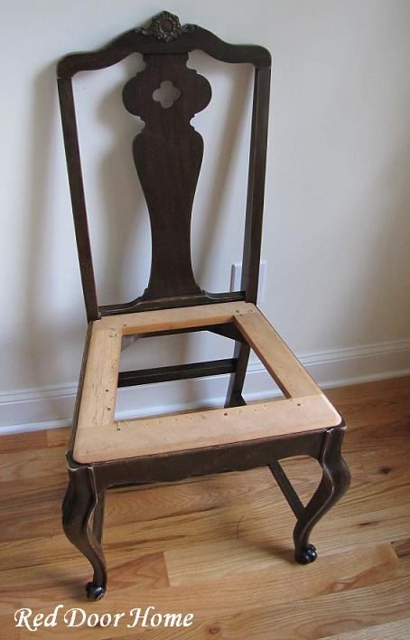 Red Door Home How To Cover A Dining Room Chair