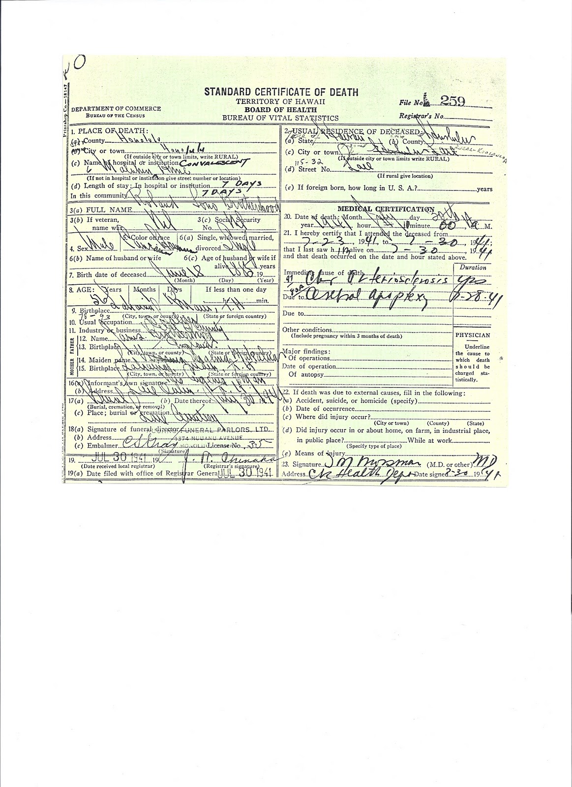 Ohana Makalua Roland Lonohonuakini Tutu Lolani