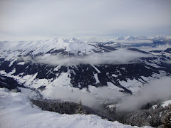 Iarna la munte, fuioare de nori