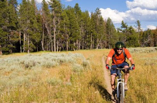 Mountain biking in Idaho - near Sun Valley and Stanley