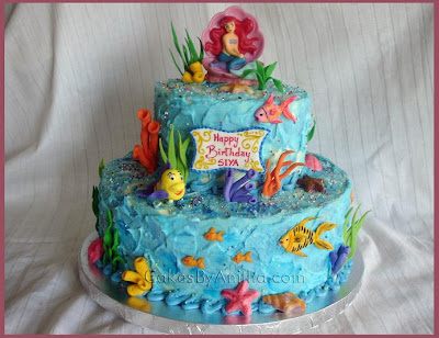 Order Birthday Cake on Cakes By Anitha  Mermaid Cake