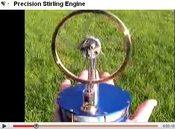 Solar Stirling Engine by SunMachine