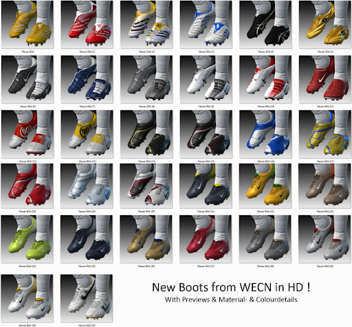 Pes 2010 - New WECN Boots Preview
