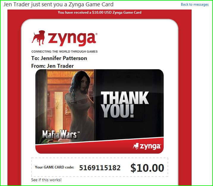 Buy Zynga Game Cards