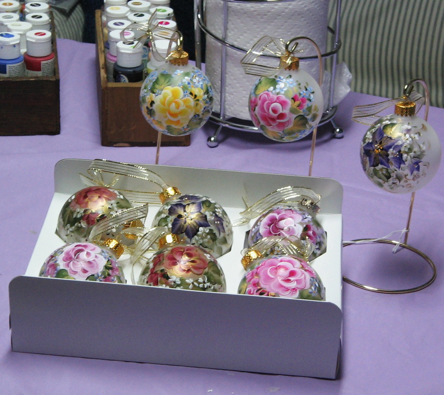 Cheryl Miller Studio Handpainted ornaments