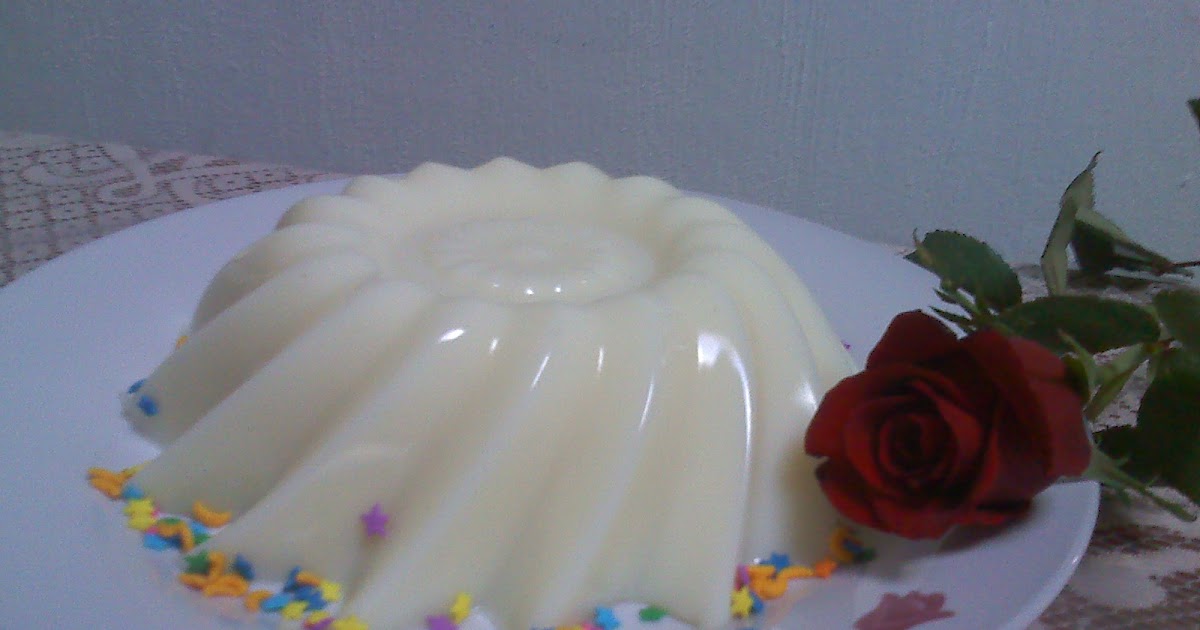 Recetitas Gelatina de Leche con Vainilla