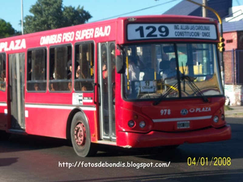 Fotos de Omnibus GRUPO PLAZA LÍNEA 129