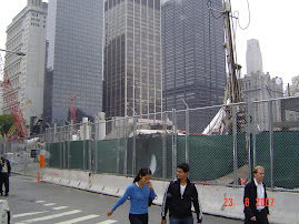 Walking past Ground Zero