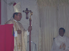Homilia de + Monseñor Victor, durante la Celebración de la Primer Misa del Padre Julio.