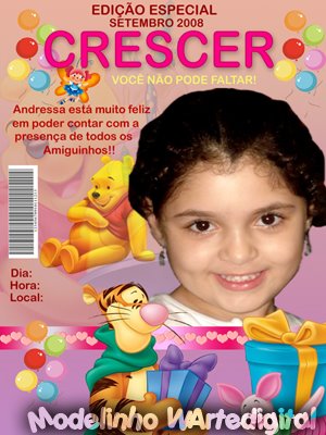 Convite Capa de REvista