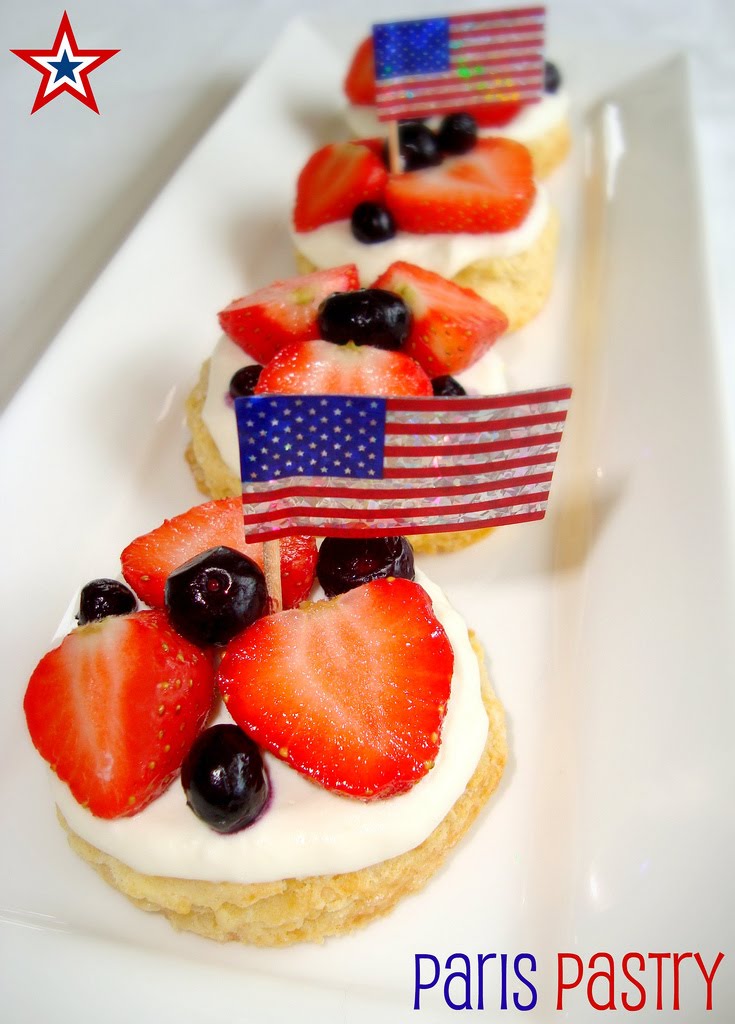 Fourth of July Strawberry Shortcake
