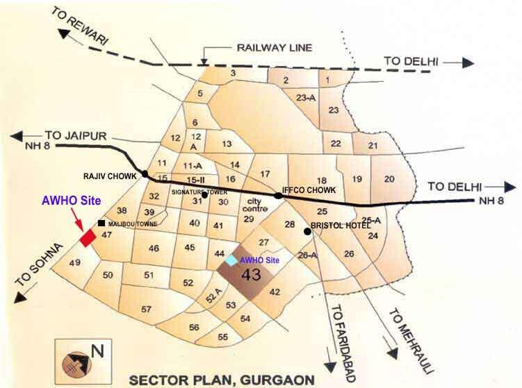 Gurgaon Sector Layout Map