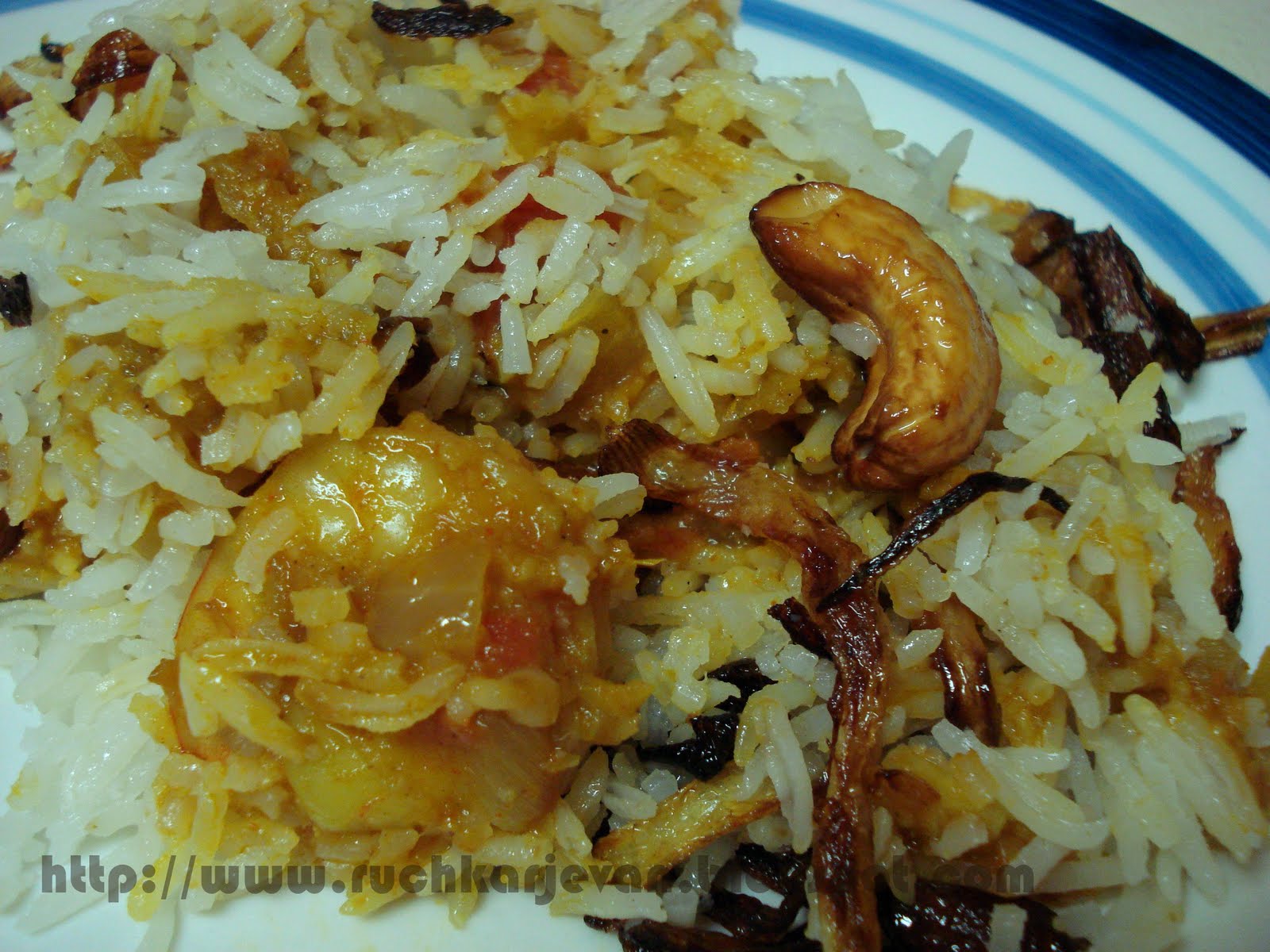 Non+Veg+Recipes+in+Marathi रुचकर जेवण: Prawn Biryani