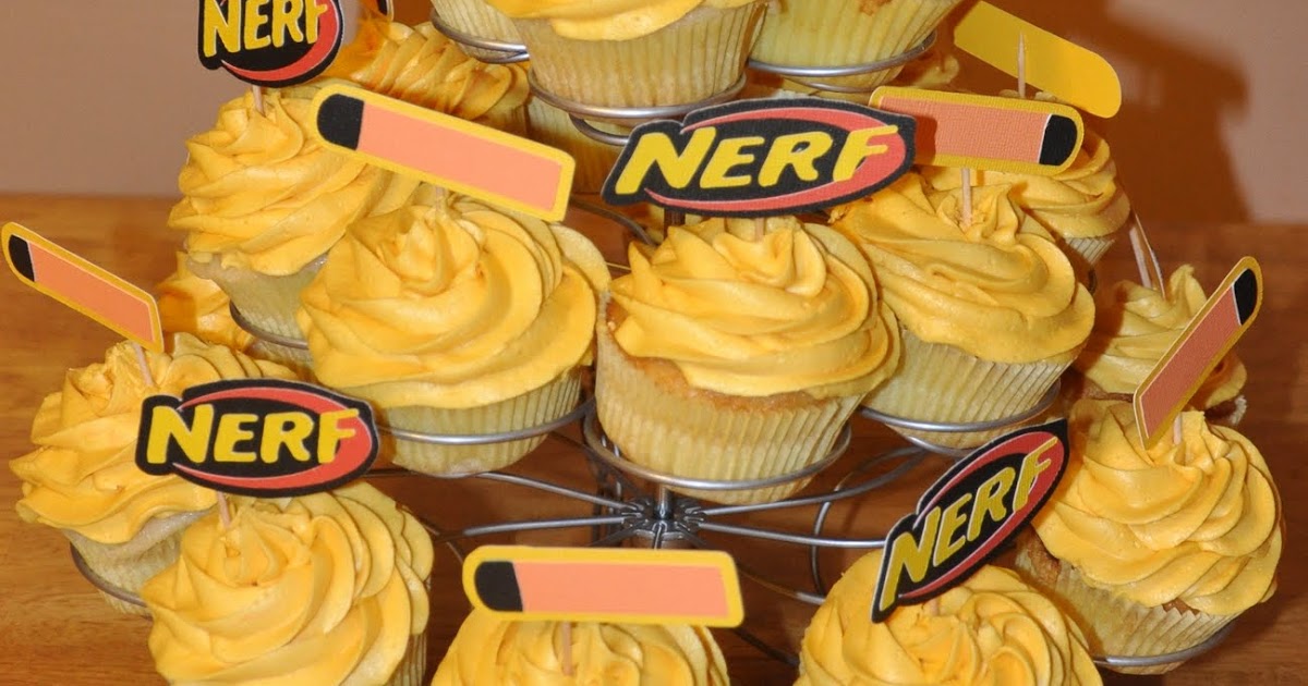 Nancy's Craft Spot Carter's Nerf Cupcakes
