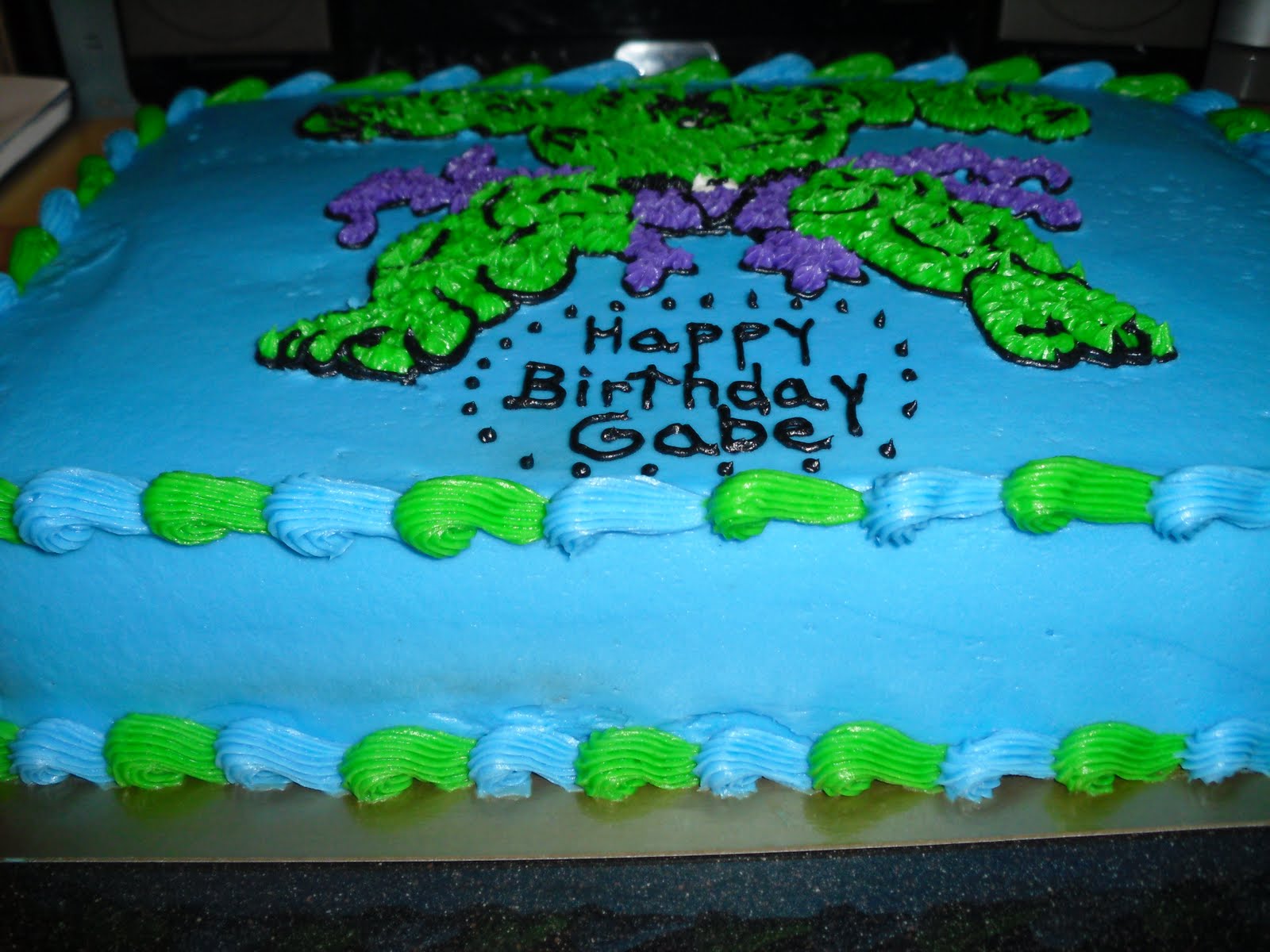 Hulk Cake