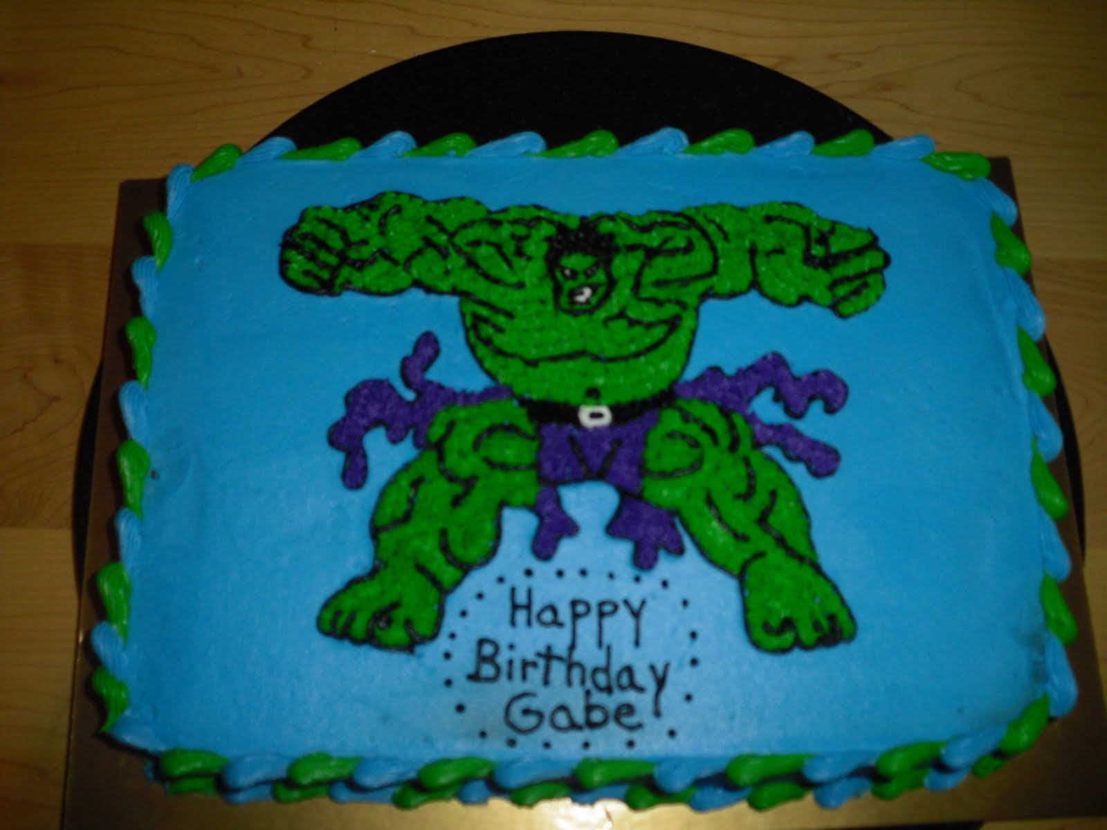 Cake Designs by Steph: Incredible Hulk cake!