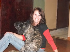 Simply Mommy and her Mastiff puppy Diesel