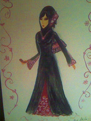 abaya sketches