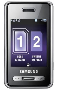 Samsung D980 Dual-Sim Phone