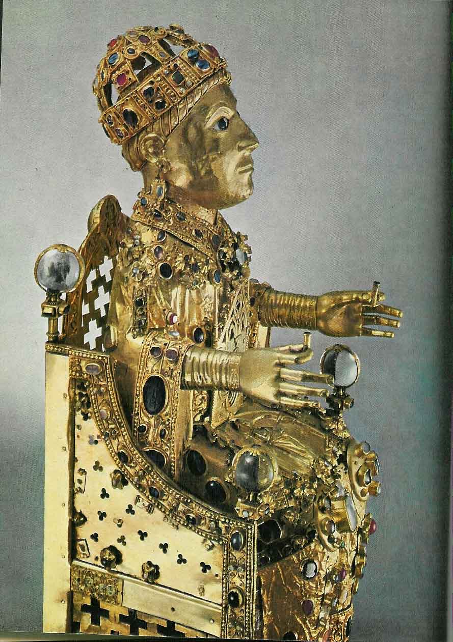 histoire médiévale Reliquaire de Sainte Foy de Conques