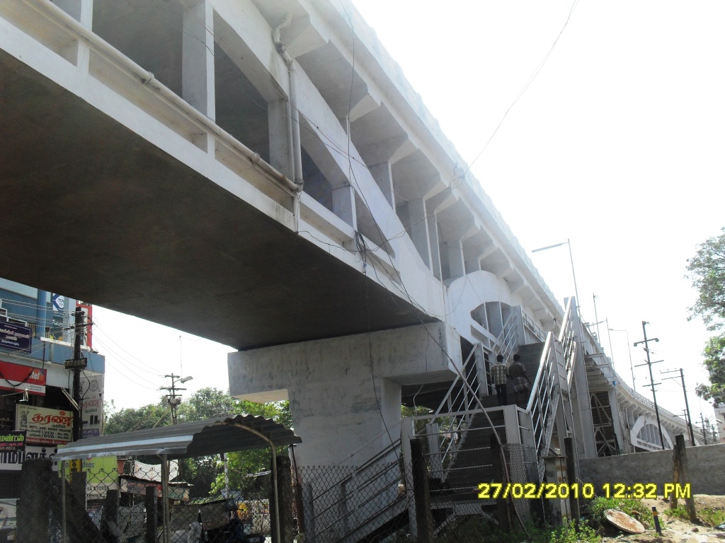 Sherine David SA TwoTier over bridge in Tirunelveli