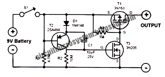 Battery Disconnect Switch Circuit - Circuit Diagram