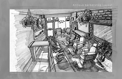 Barber Salon Blueprint Layout Joy Studio Design Gallery - Best ...