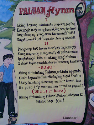 Labels: Paluan Hymn