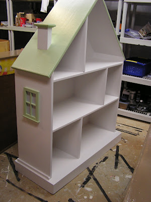 pottery barn bookshelf dollhouse