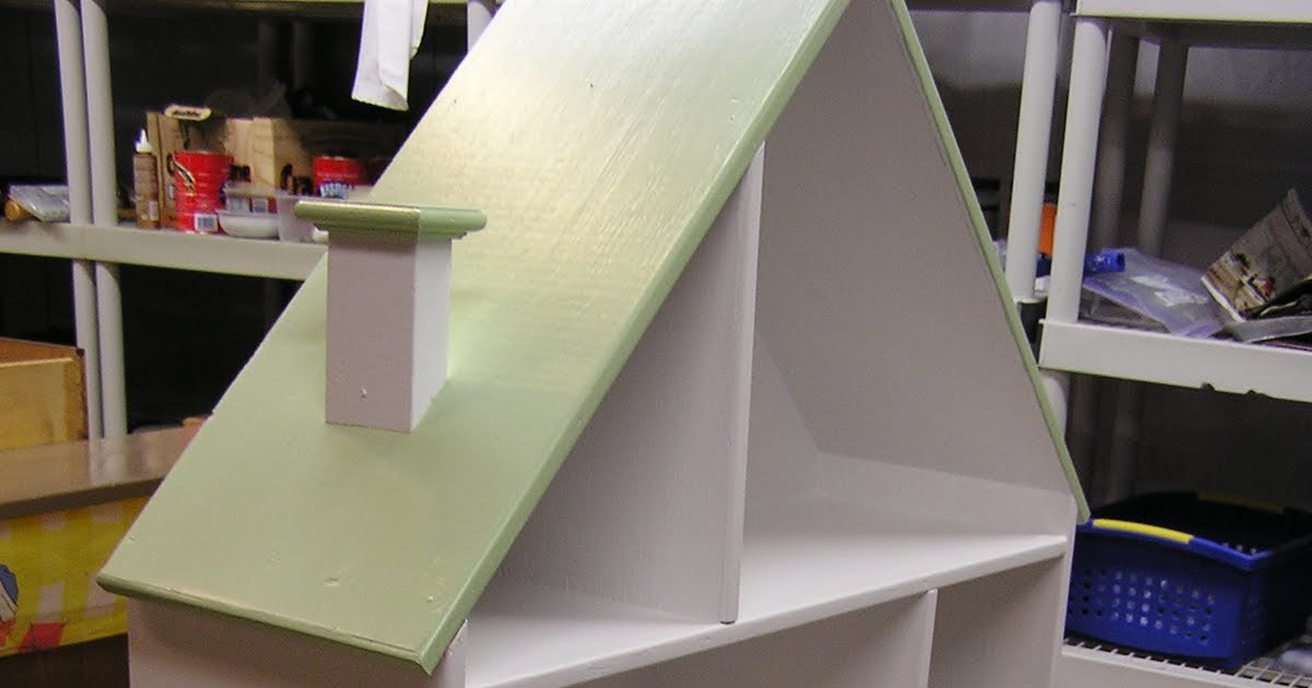 Jennifer's Furniture Painting "Pottery Barn Kids" Dollhouse Bookshelf