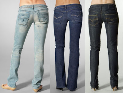womens jeans with low back pockets