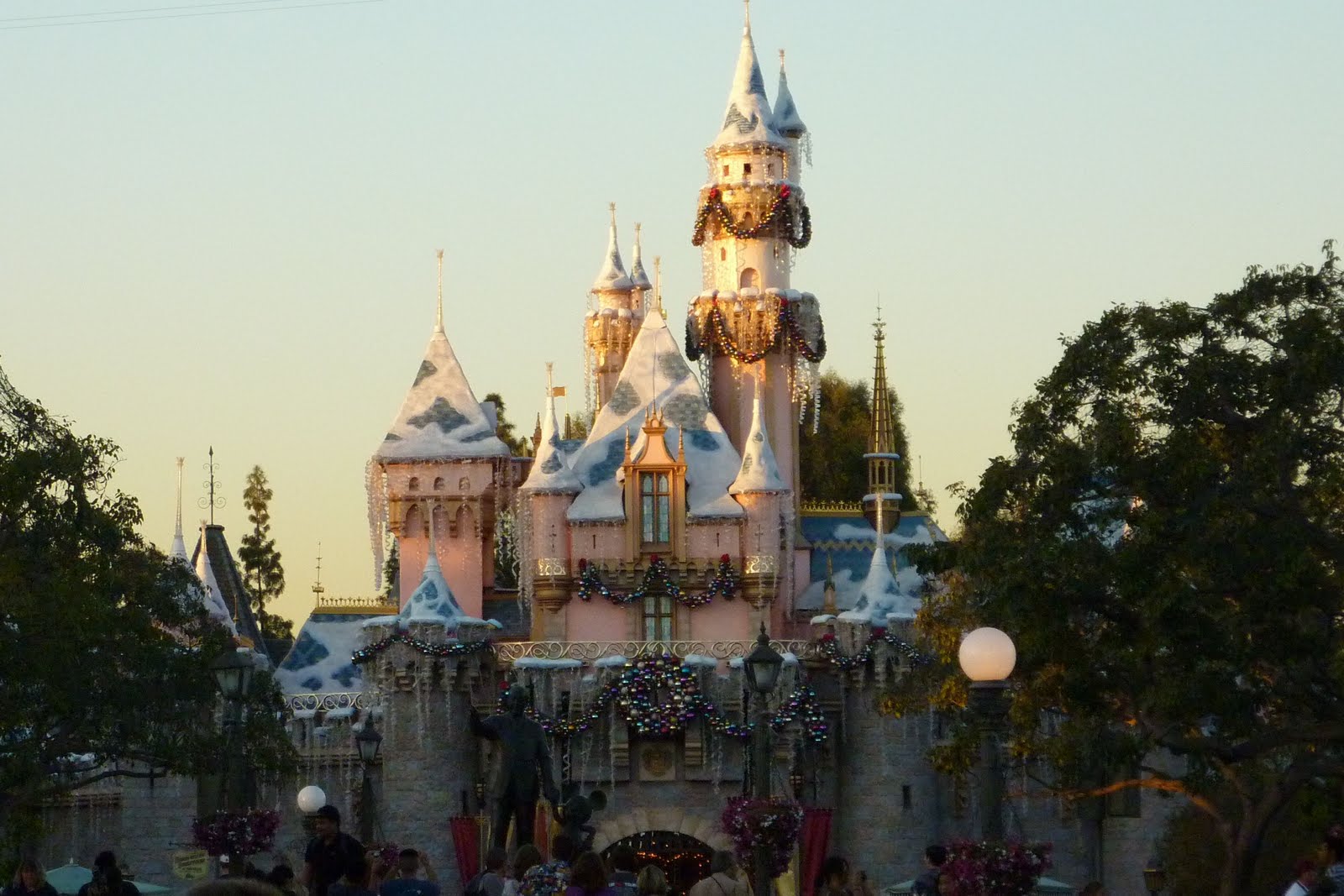 Disneyland Winter Castle