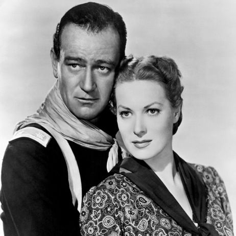 O'Hara appeared in several films with her good friend John Wayne 