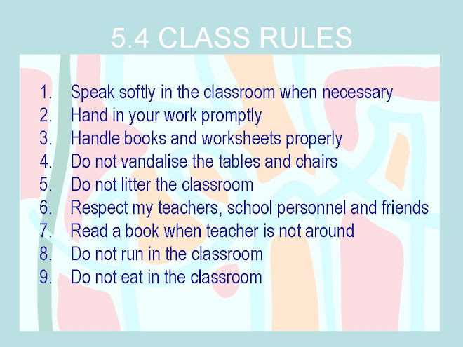 5.4 Class Rules