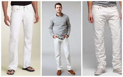 Male White Jeans