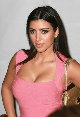 Kim Kardashian, Hollywood sexy actress and model, hot fashion photos