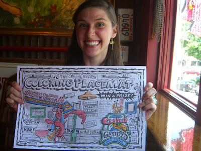 My coloring skillz were also extremely creative After filling our bellies My coloring skillz were also extremely creative After filling our bellies