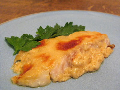 Haddock with Welsh Rarebit