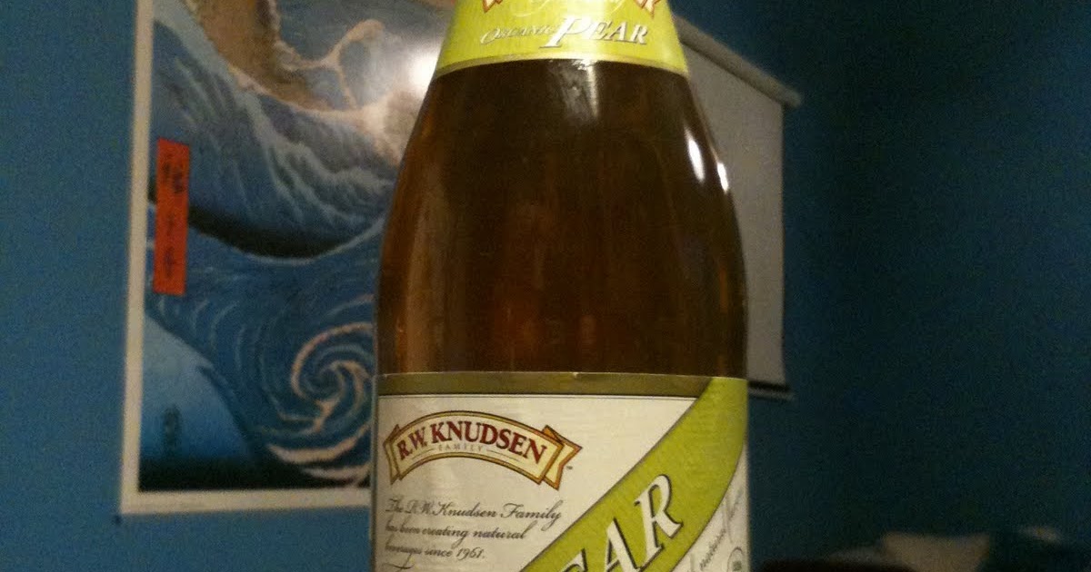 Juice of the Vine R.W. Knudsen's Sparkling Pear Juice