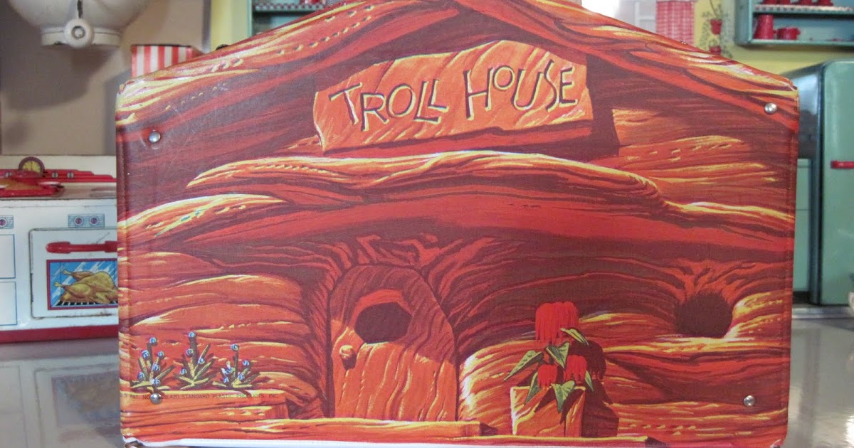 vintage troll doll house