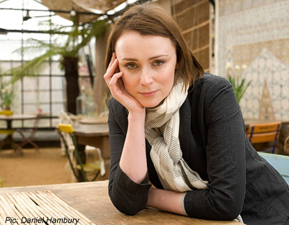 Oh and yeah I said it was me but it really is Keeley Hawes